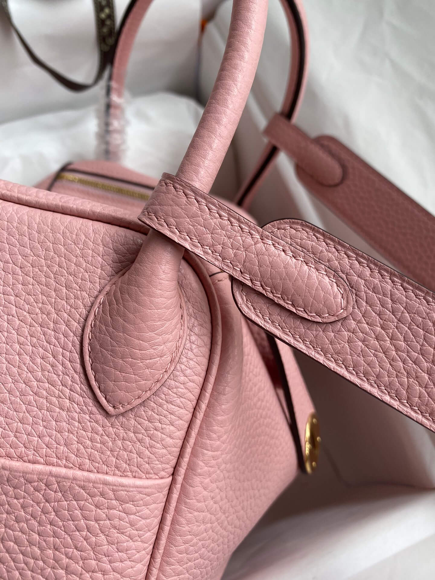 LD26cm,3q Cherry Blossom Pink Gold Buckle