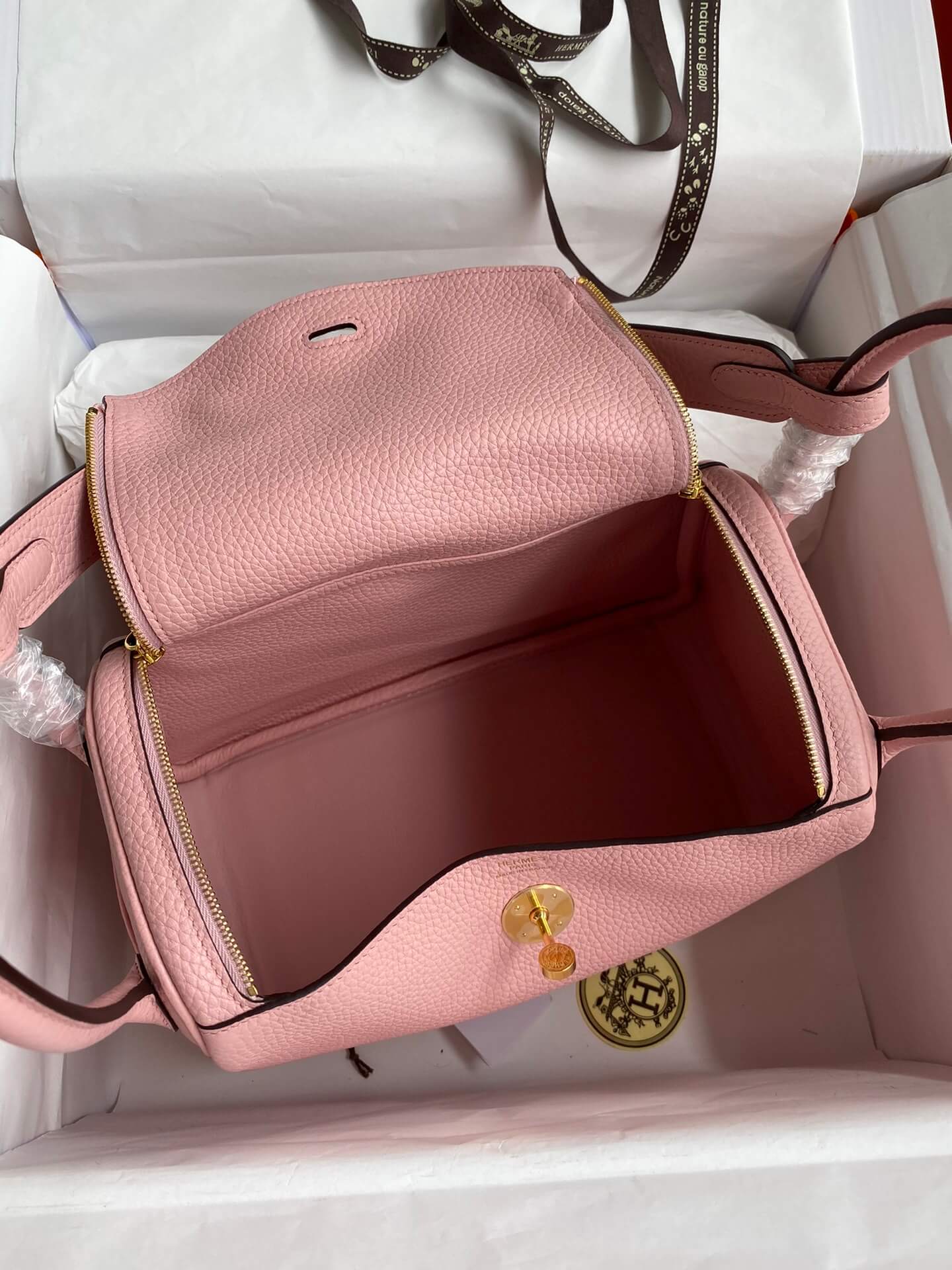 LD26cm,3q Cherry Blossom Pink Gold Buckle