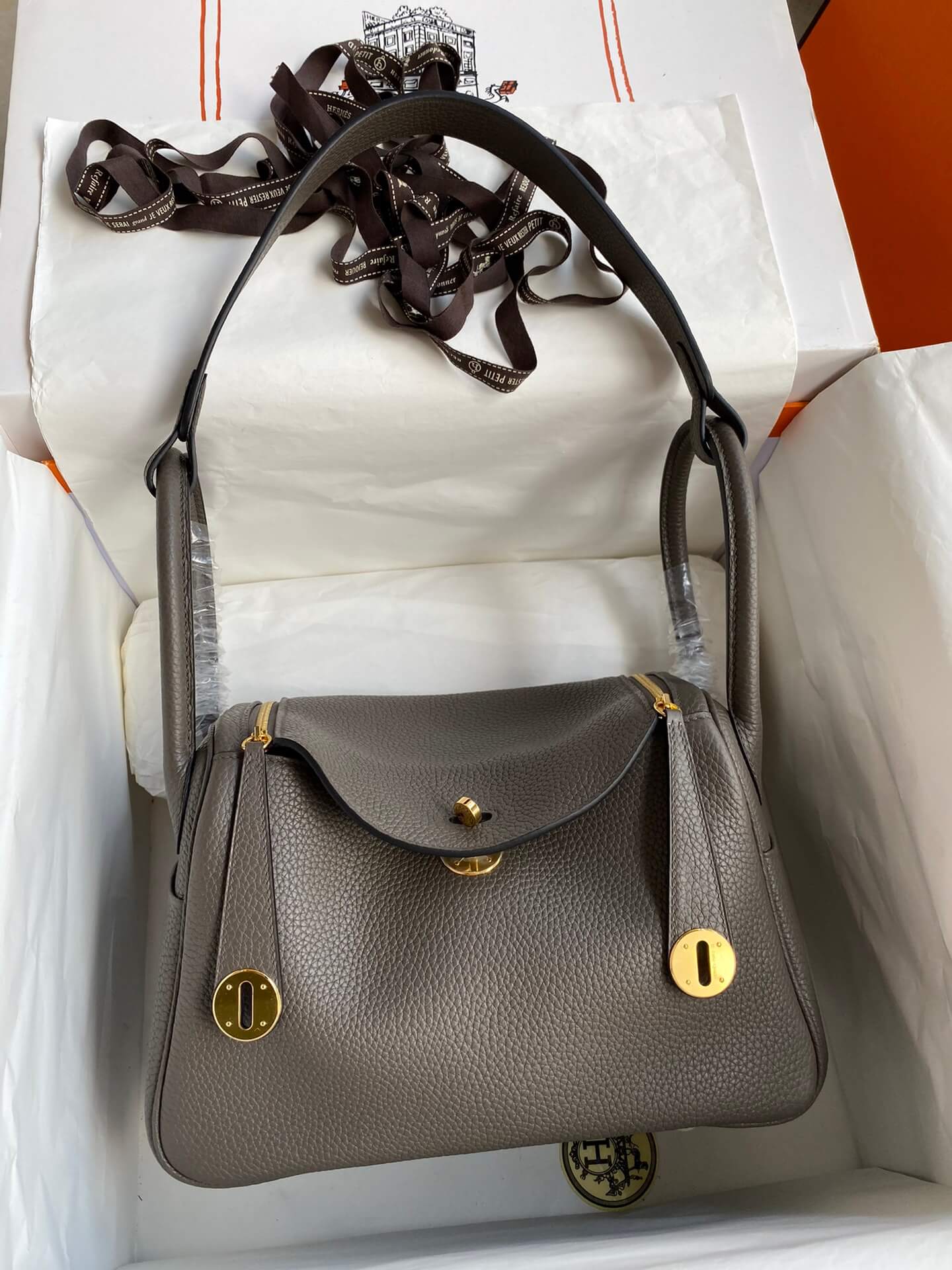 LD26cm,Pewter Gray Gold Buckle