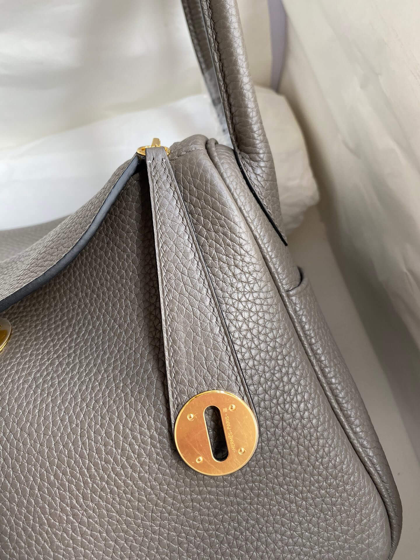 LD26cm,Pewter Gray Gold Buckle