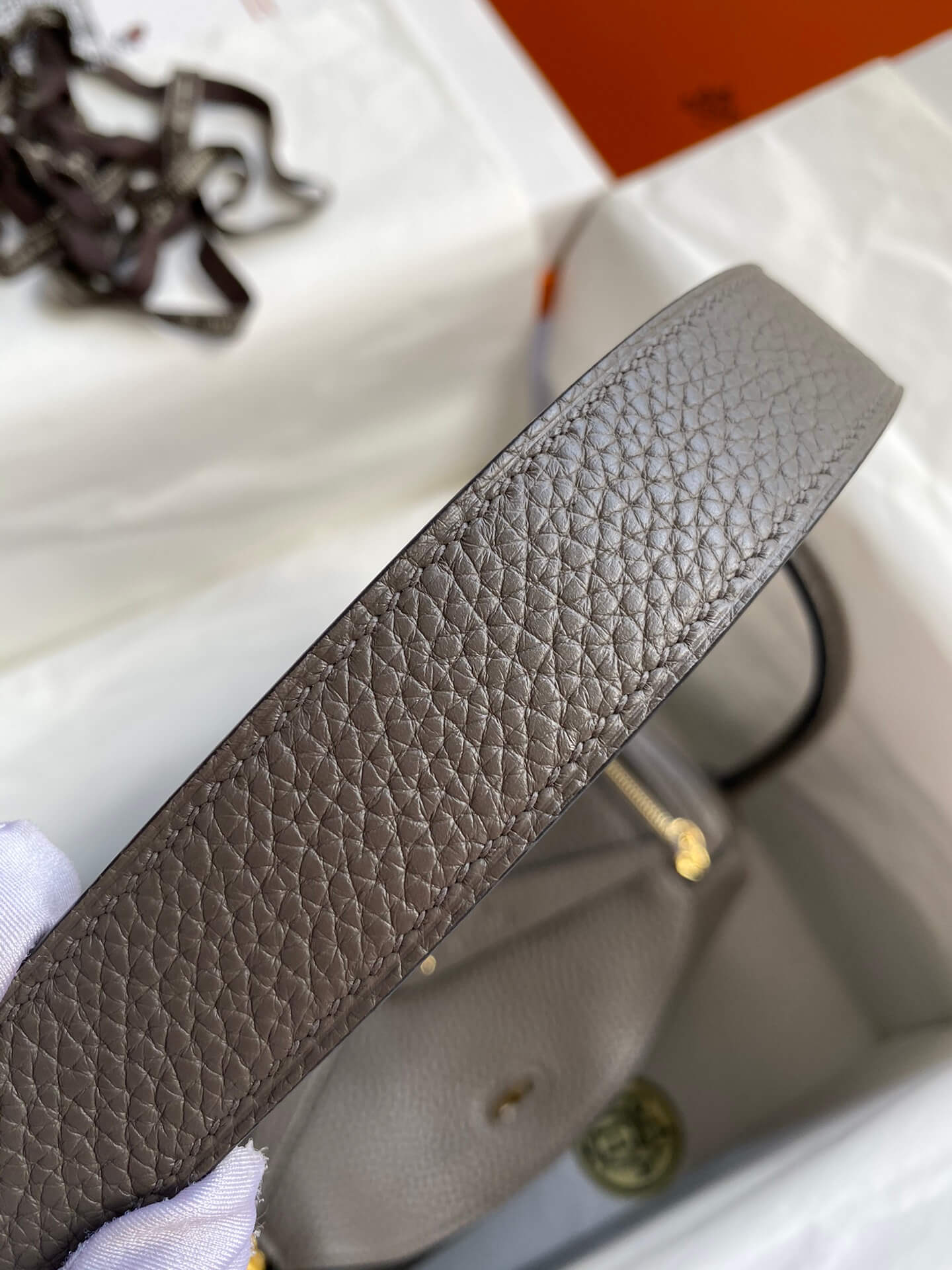 LD26cm,Pewter Gray Gold Buckle