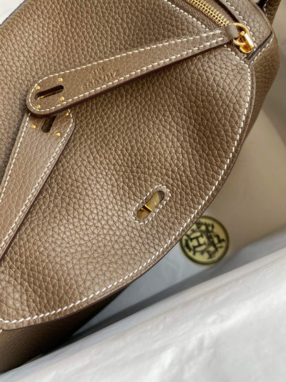 LD26cm,Elephant gray gold buckle