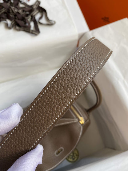 LD26cm,Elephant gray gold buckle