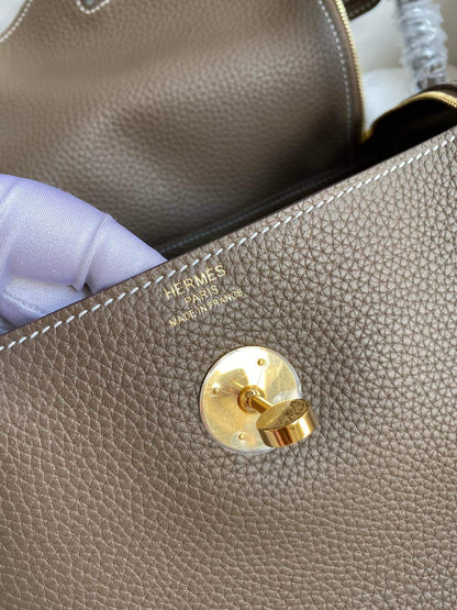 LD26cm,Elephant gray gold buckle