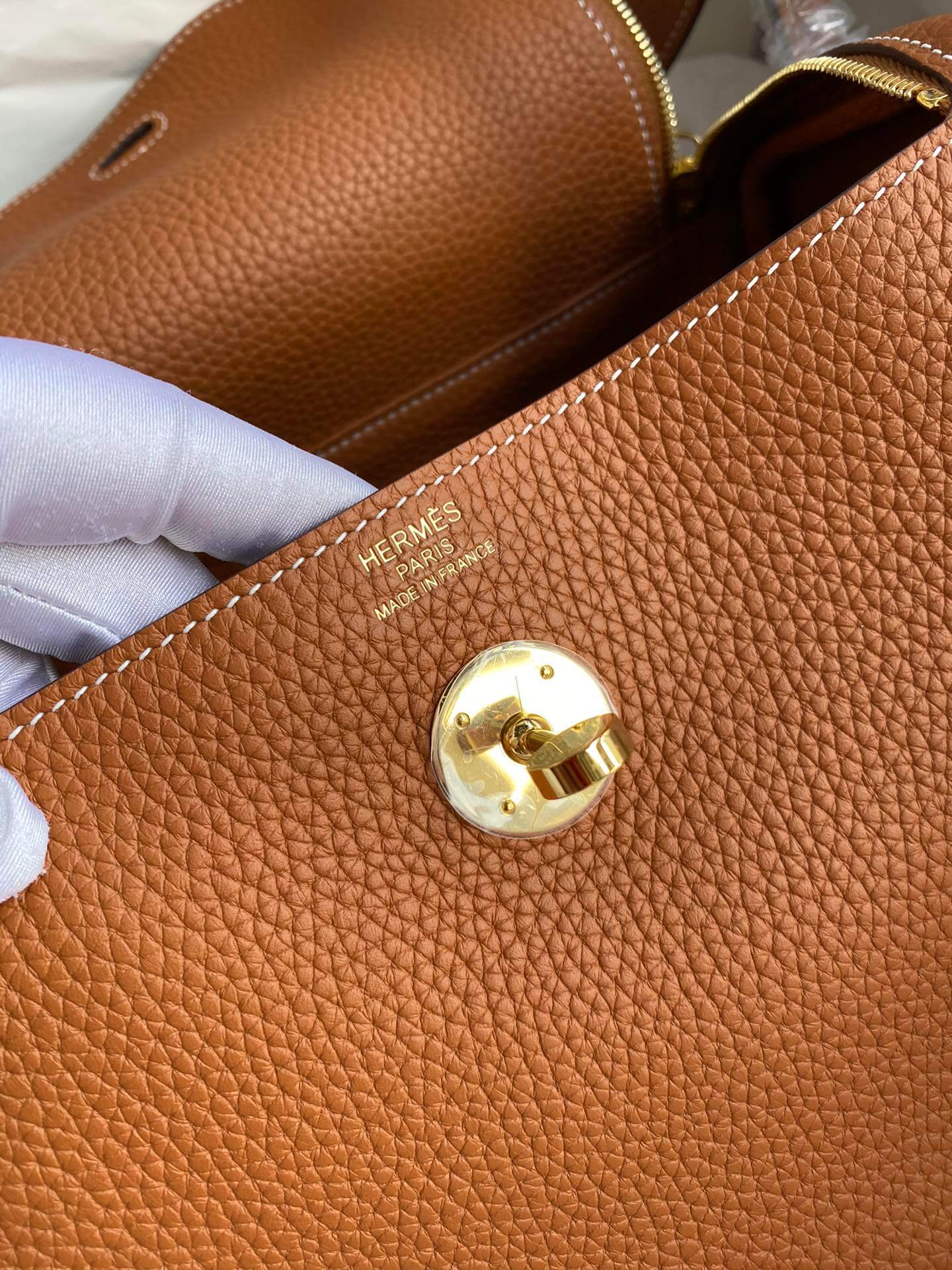 LD26cm,golden brown gold buckle
