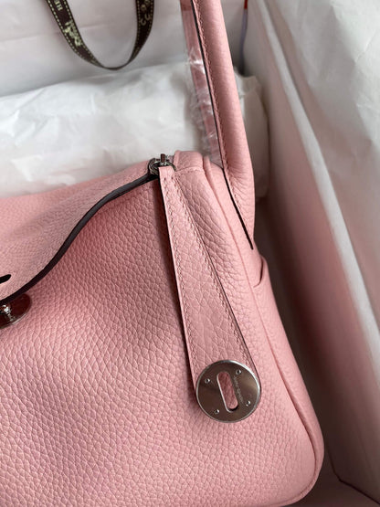 LD26cm, 3q Cherry Blossom Pink Silver Buckle