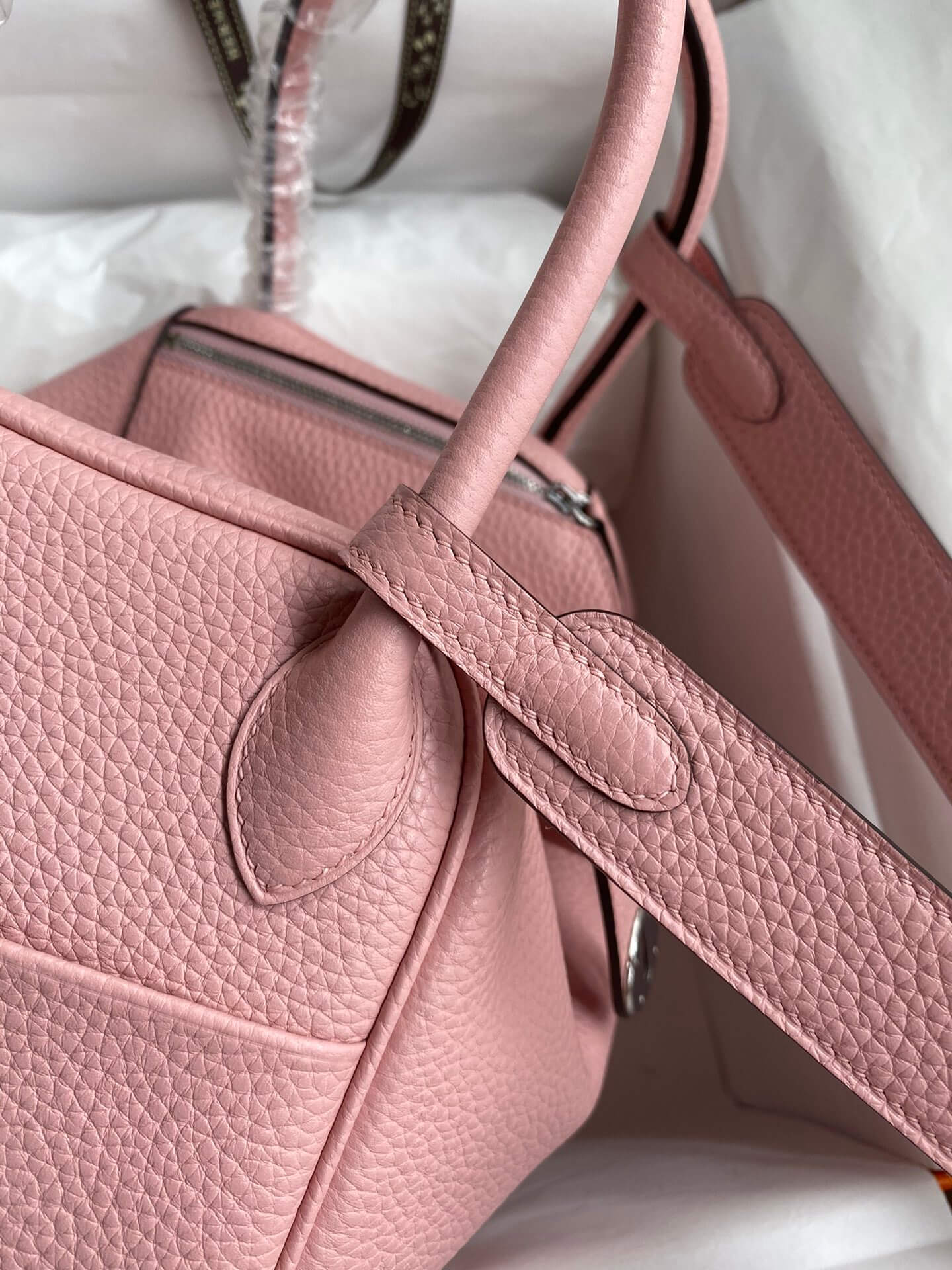 LD26cm, 3q Cherry Blossom Pink Silver Buckle