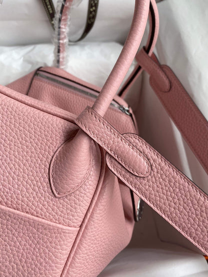 LD26cm, 3q Cherry Blossom Pink Silver Buckle