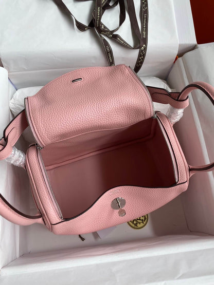 LD26cm, 3q Cherry Blossom Pink Silver Buckle