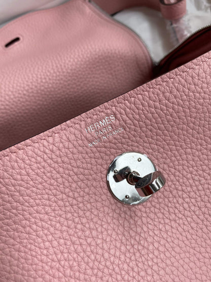 LD26cm, 3q Cherry Blossom Pink Silver Buckle