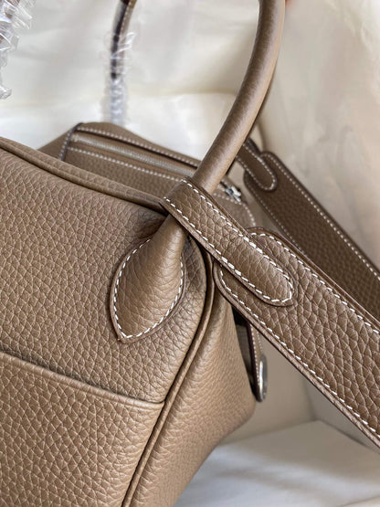 LD26cm, elephant gray silver buckle