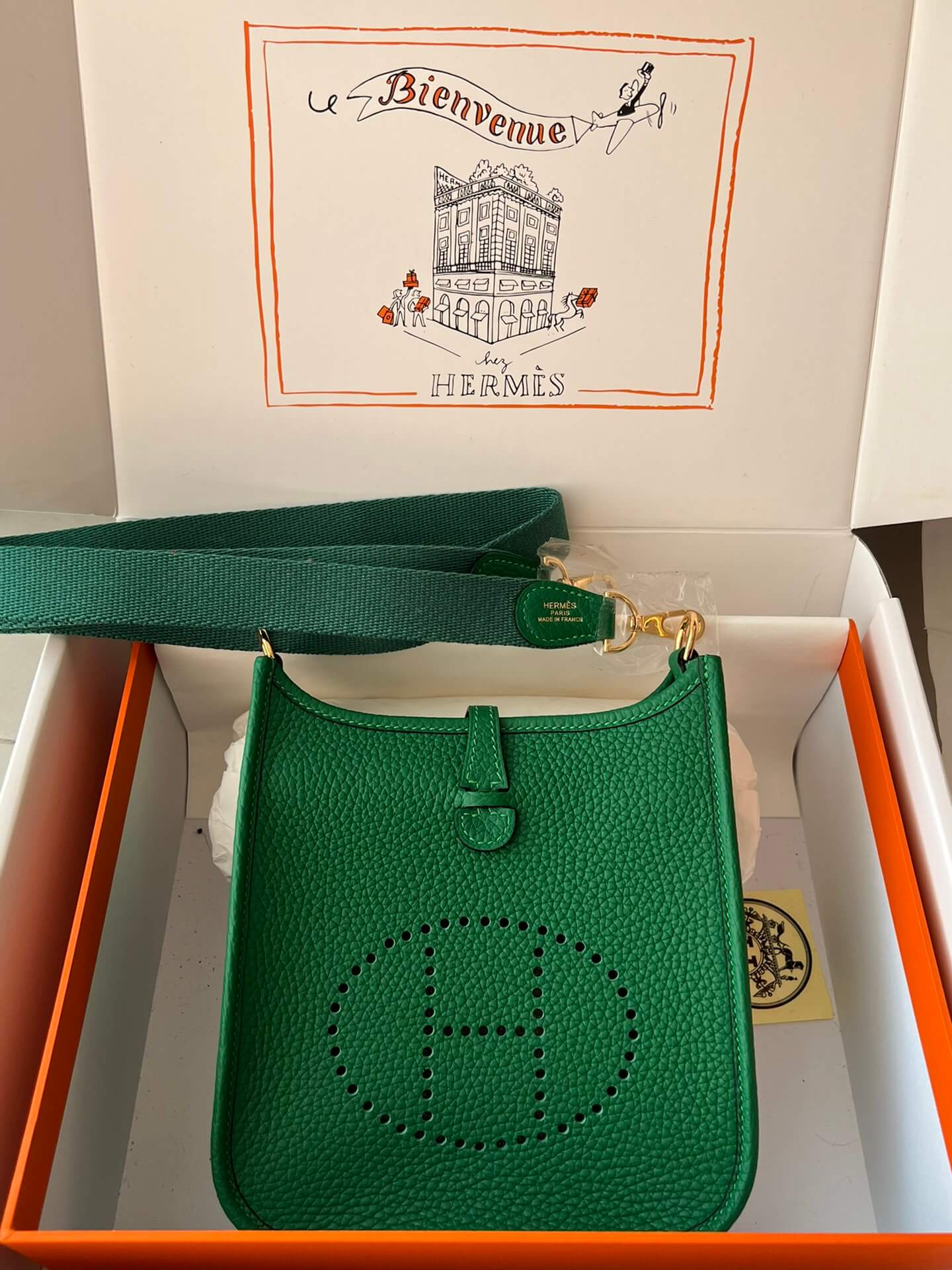 Evelyne17cm, bamboo green
