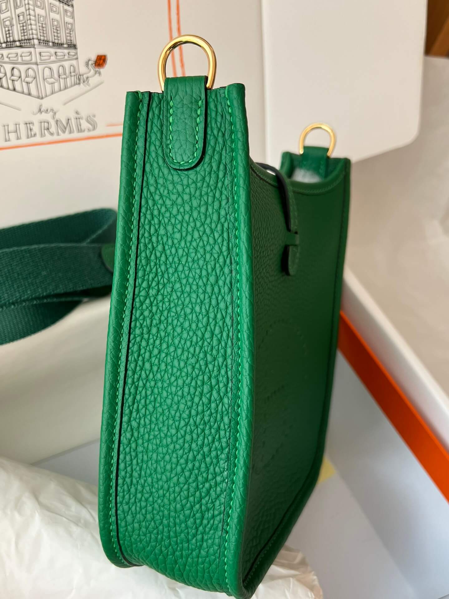 Evelyne17cm, bamboo green