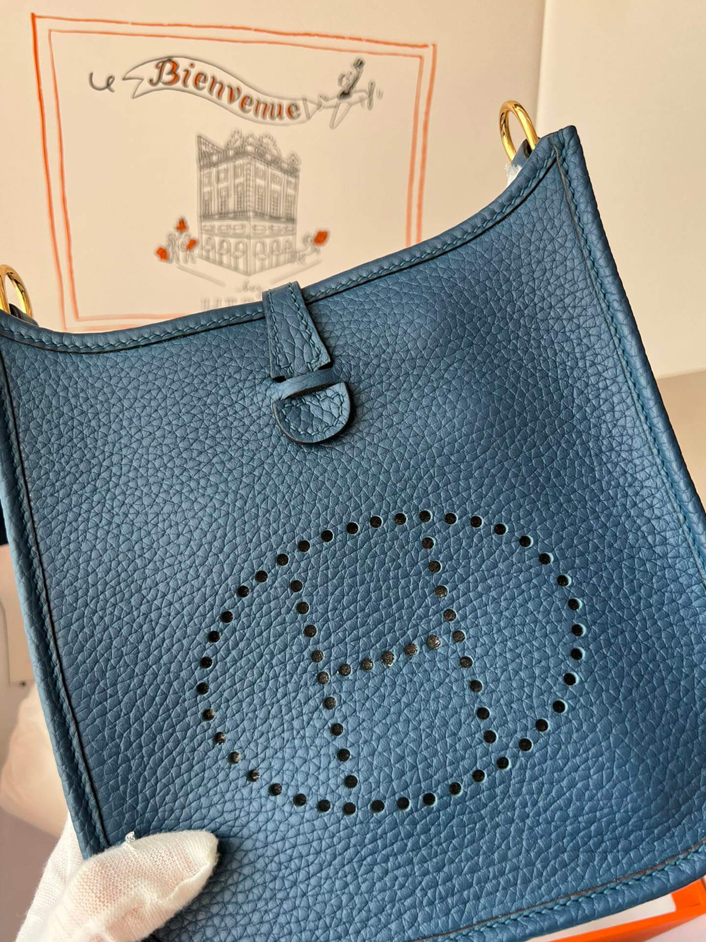 Evelyne17cm, sapphire blue