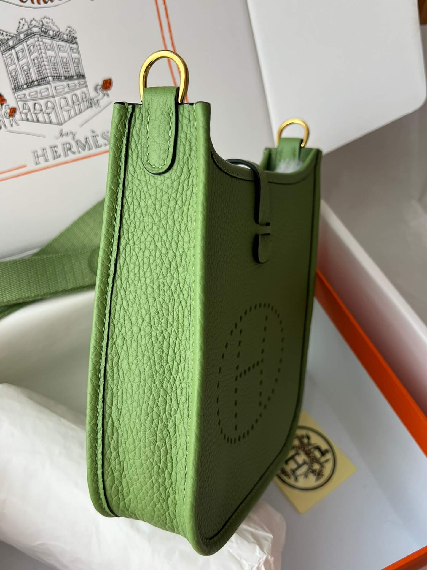 Evelyne17cm, avocado green