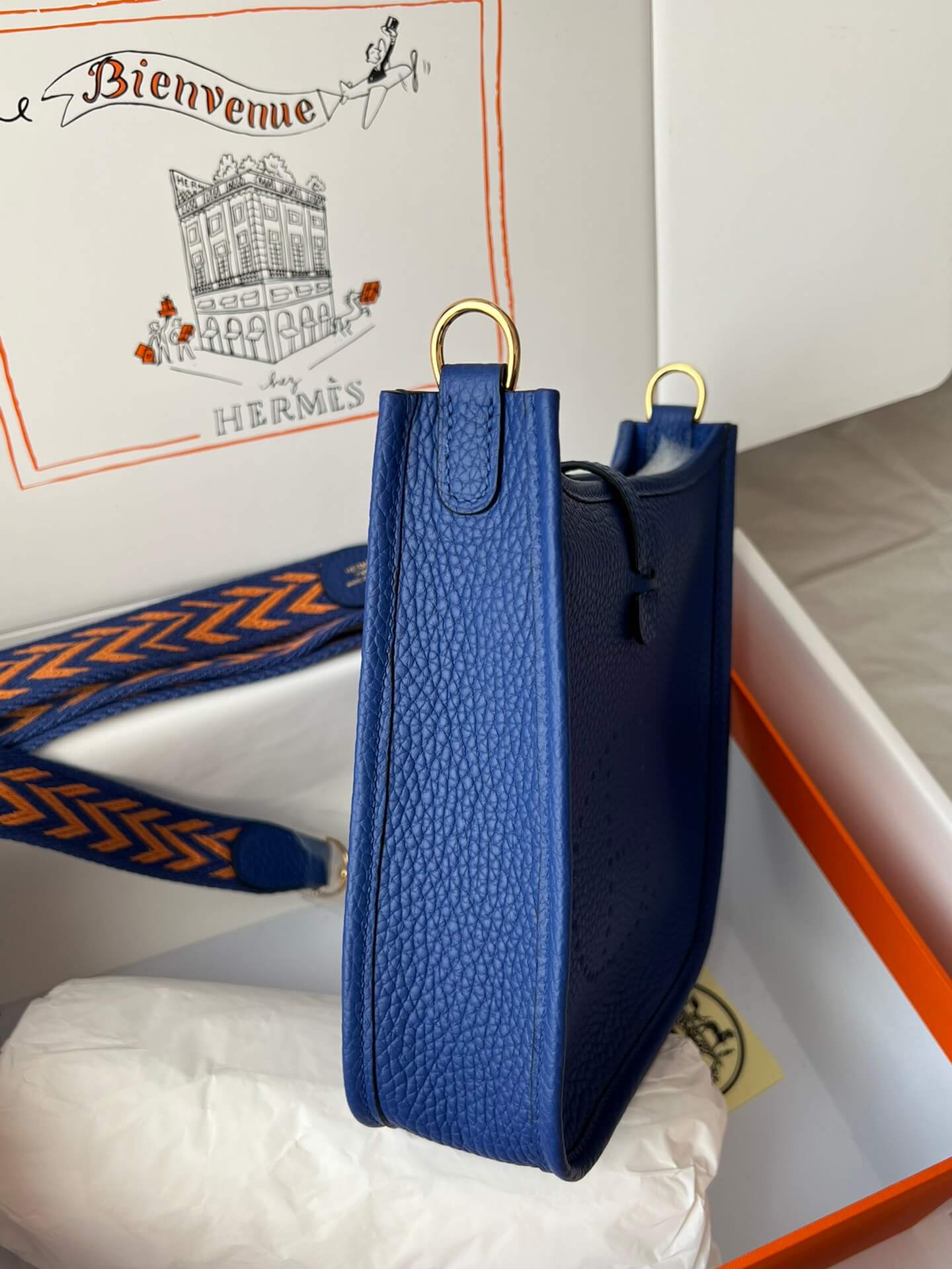 Evelyne17cm, electric blue