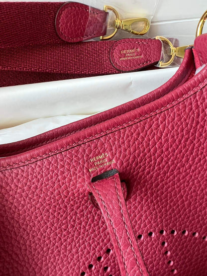 Evelyne17cm, wine red