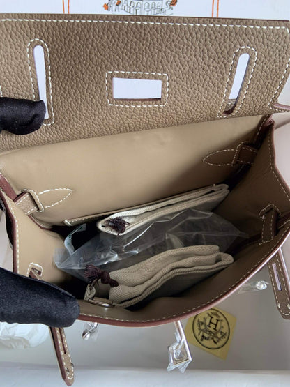 Hermes HAC A DOS, elephant gray