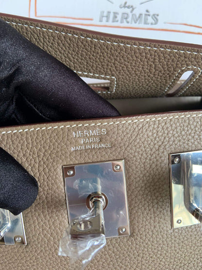Hermes HAC A DOS, elephant gray
