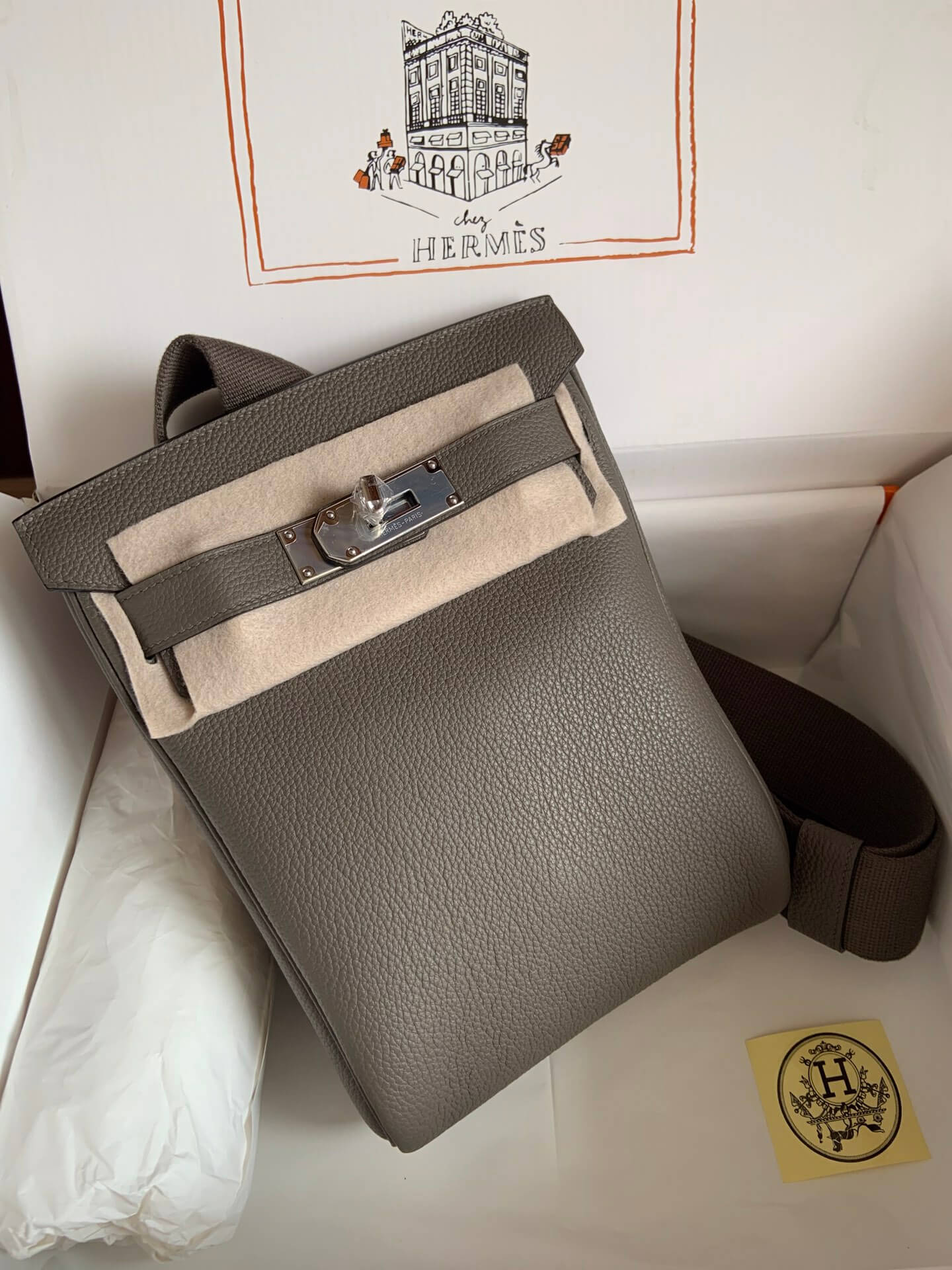 Hermes HAC A DOS, tin gray