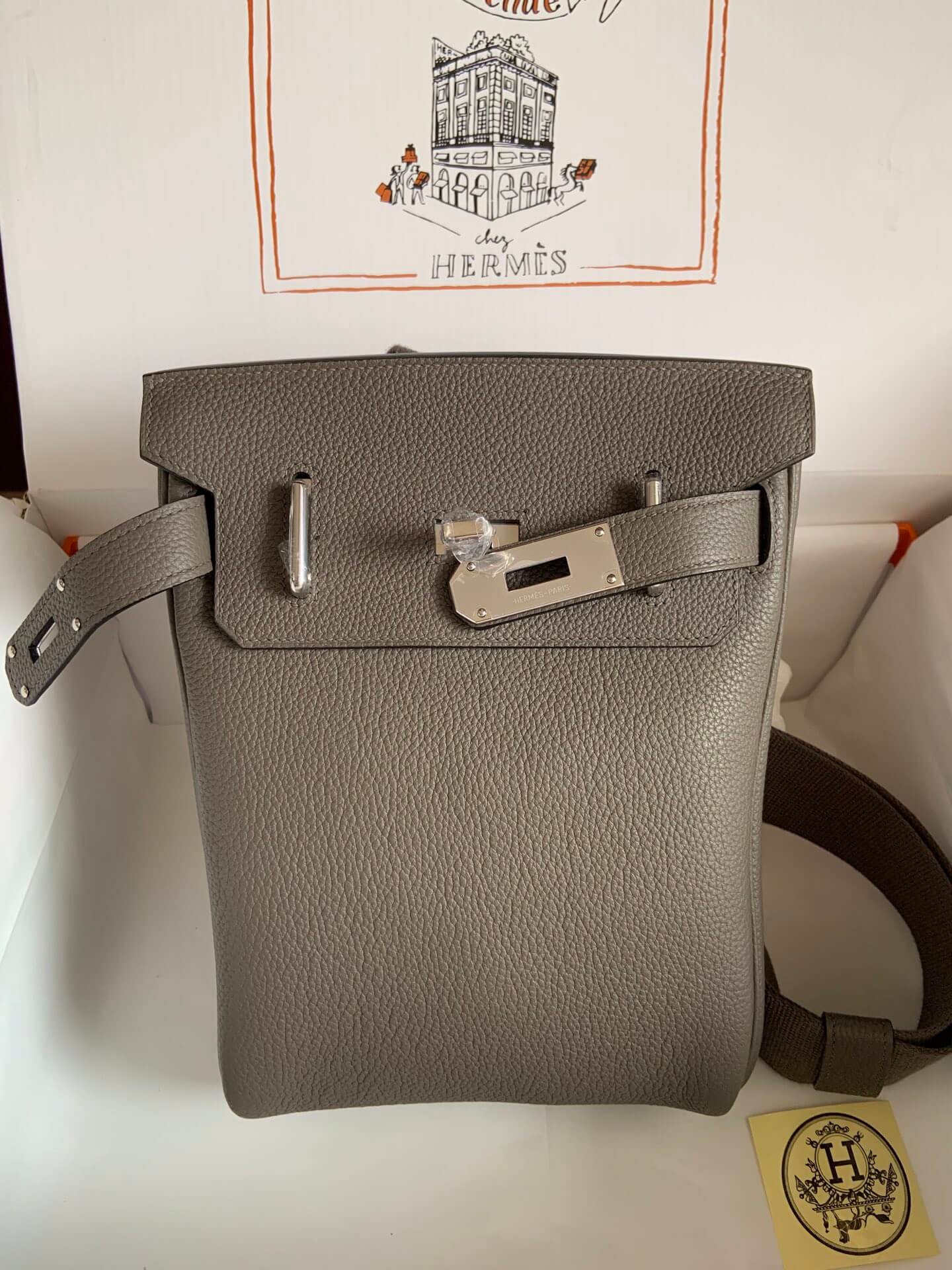 Hermes HAC A DOS, tin gray