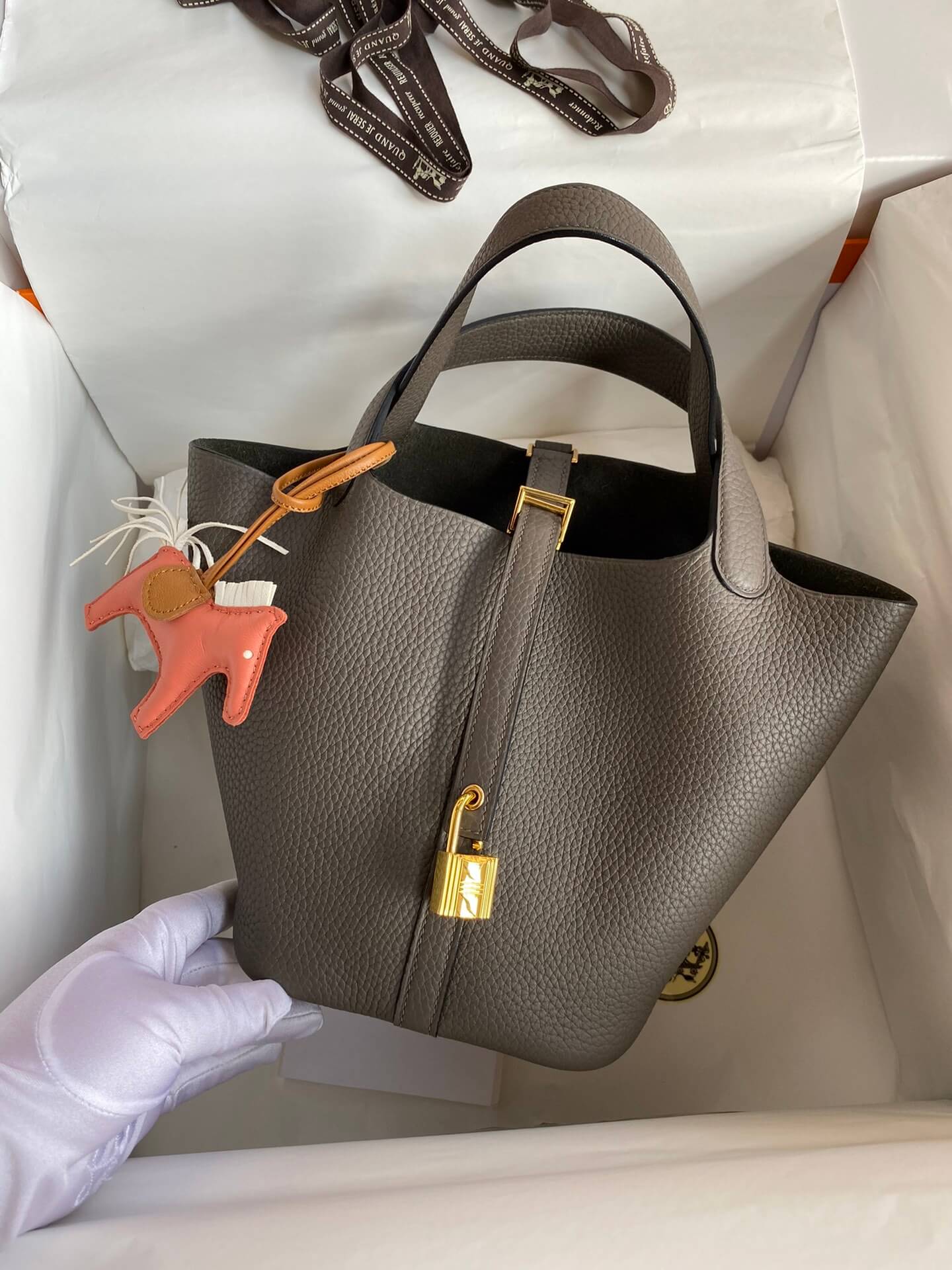Picotin...18cm, tin gray
