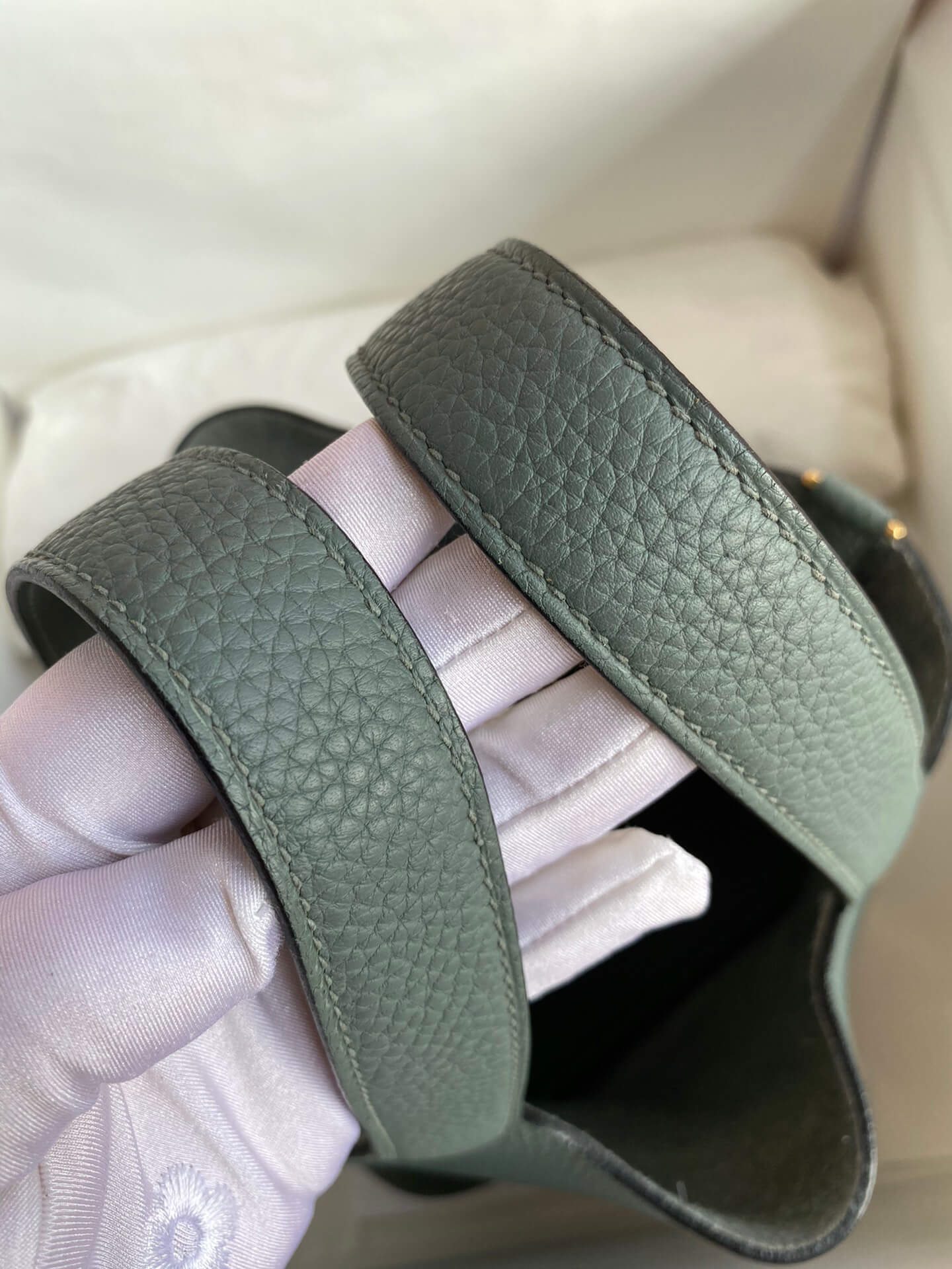 Picotin...18cm, almond green