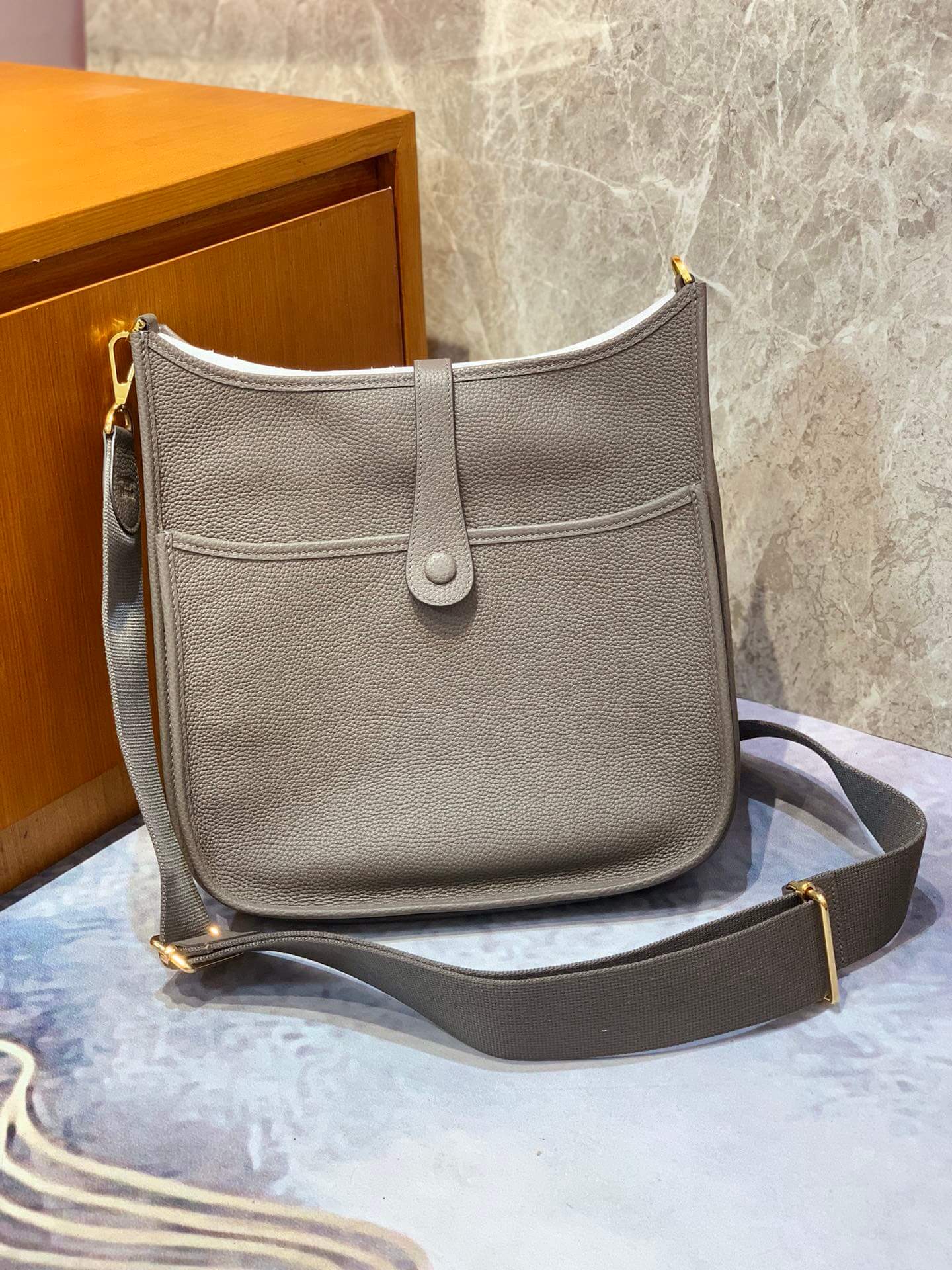 Evelyne29cm: pewter gray