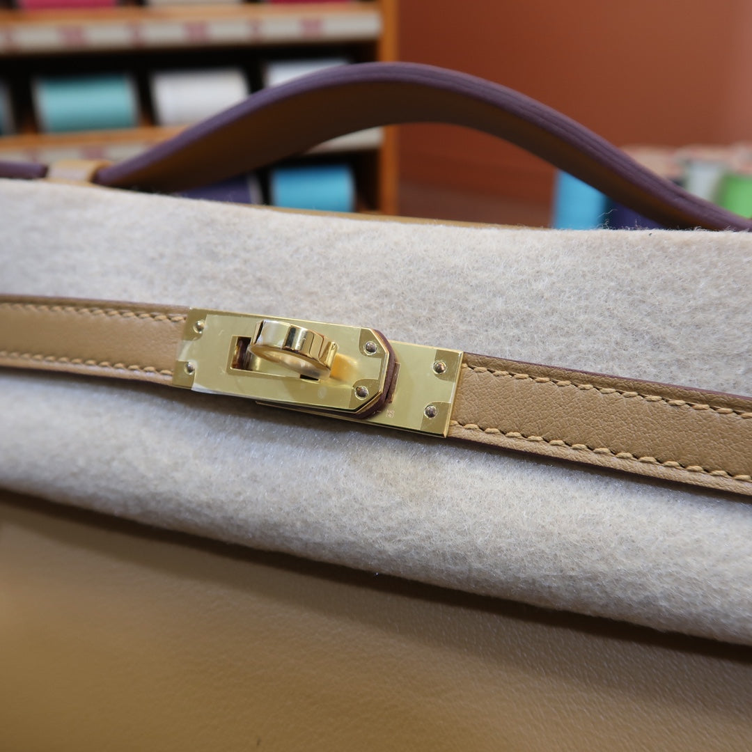 KL,22cmswift: biscuit color 4B gold buckle