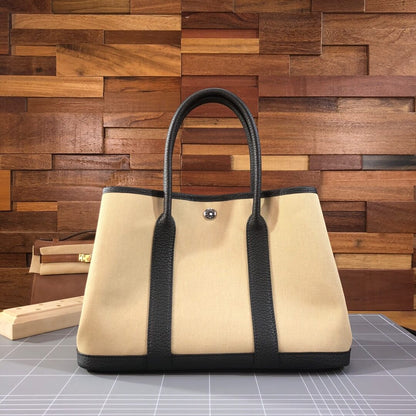 garden: Canvas 30cm CC89 noir black / S2 Trench gray