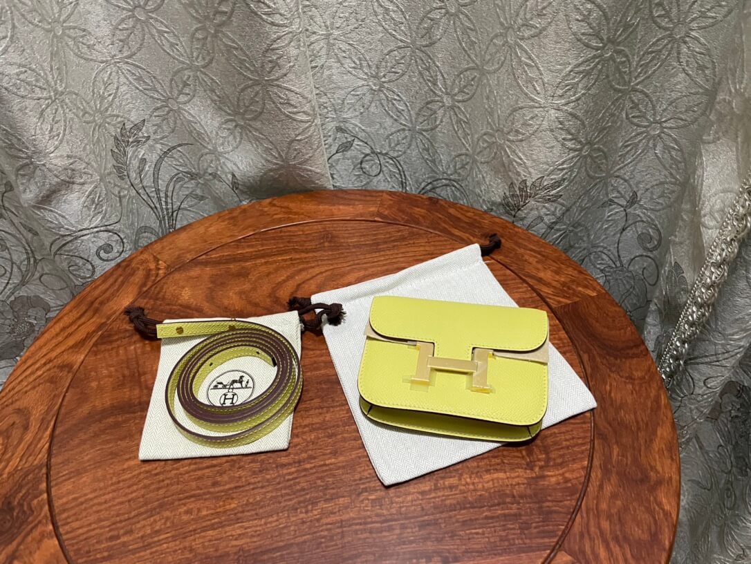 Constance slim: amber yellow