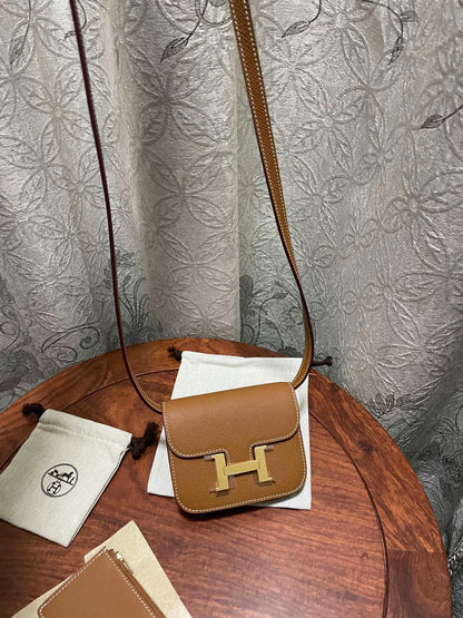 Constance slim: golden brown