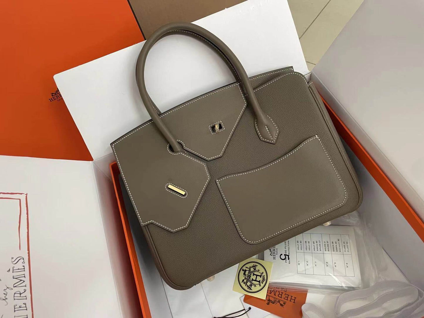 birkin desordre desordre: elephant gray