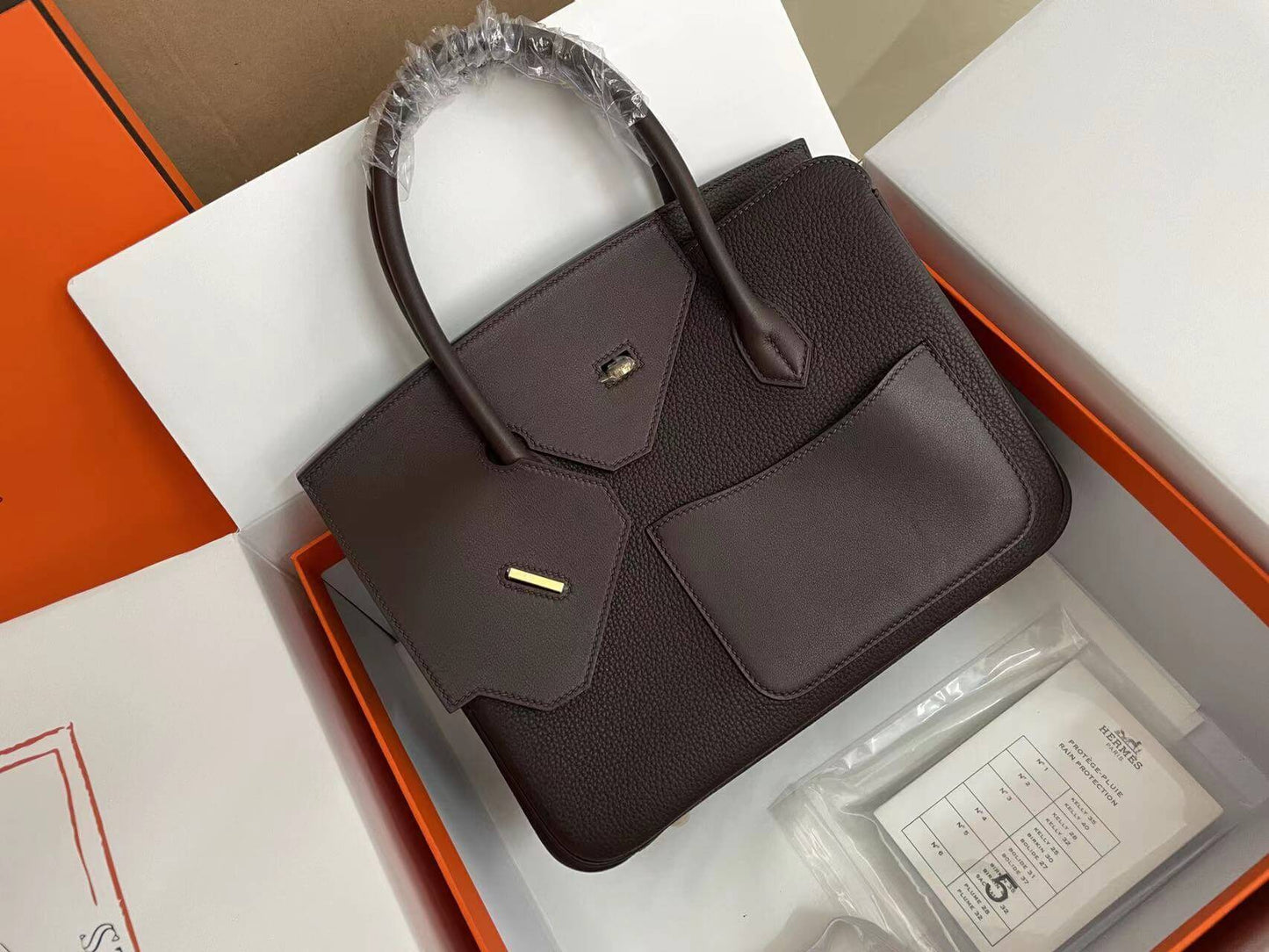 birkin desordre desordre: saddle red