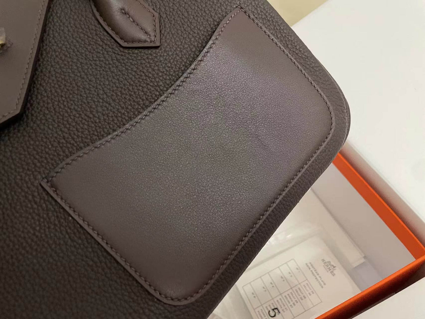 birkin desordre desordre: saddle red
