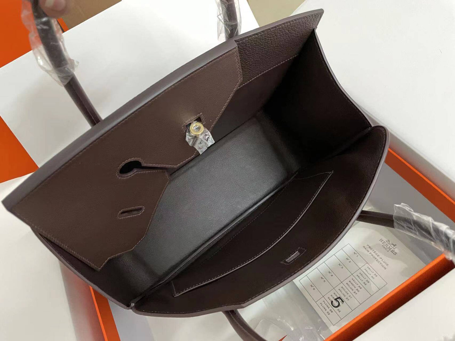 birkin desordre desordre: saddle red