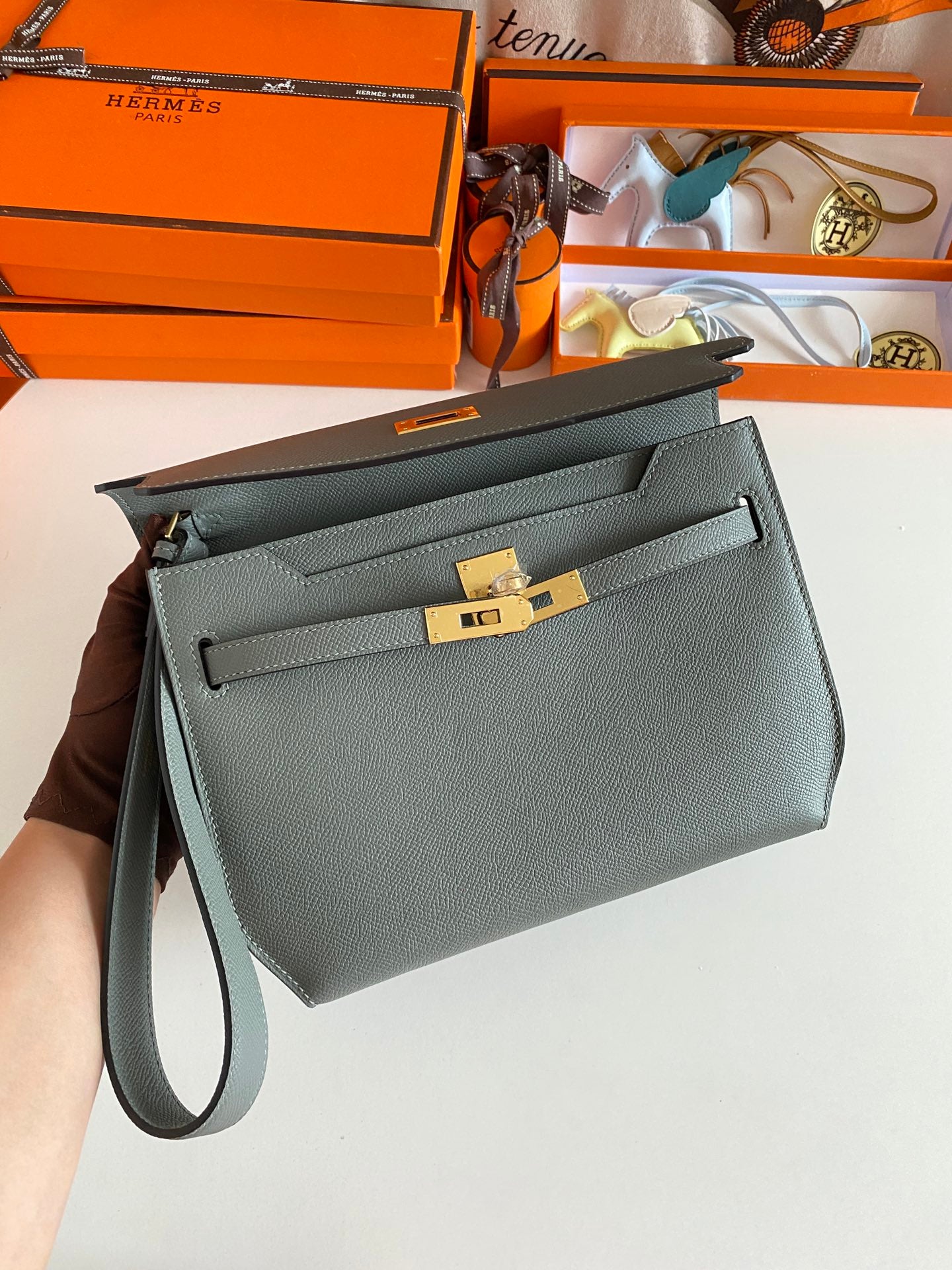Kelly Depeches 25cm: Almond Green