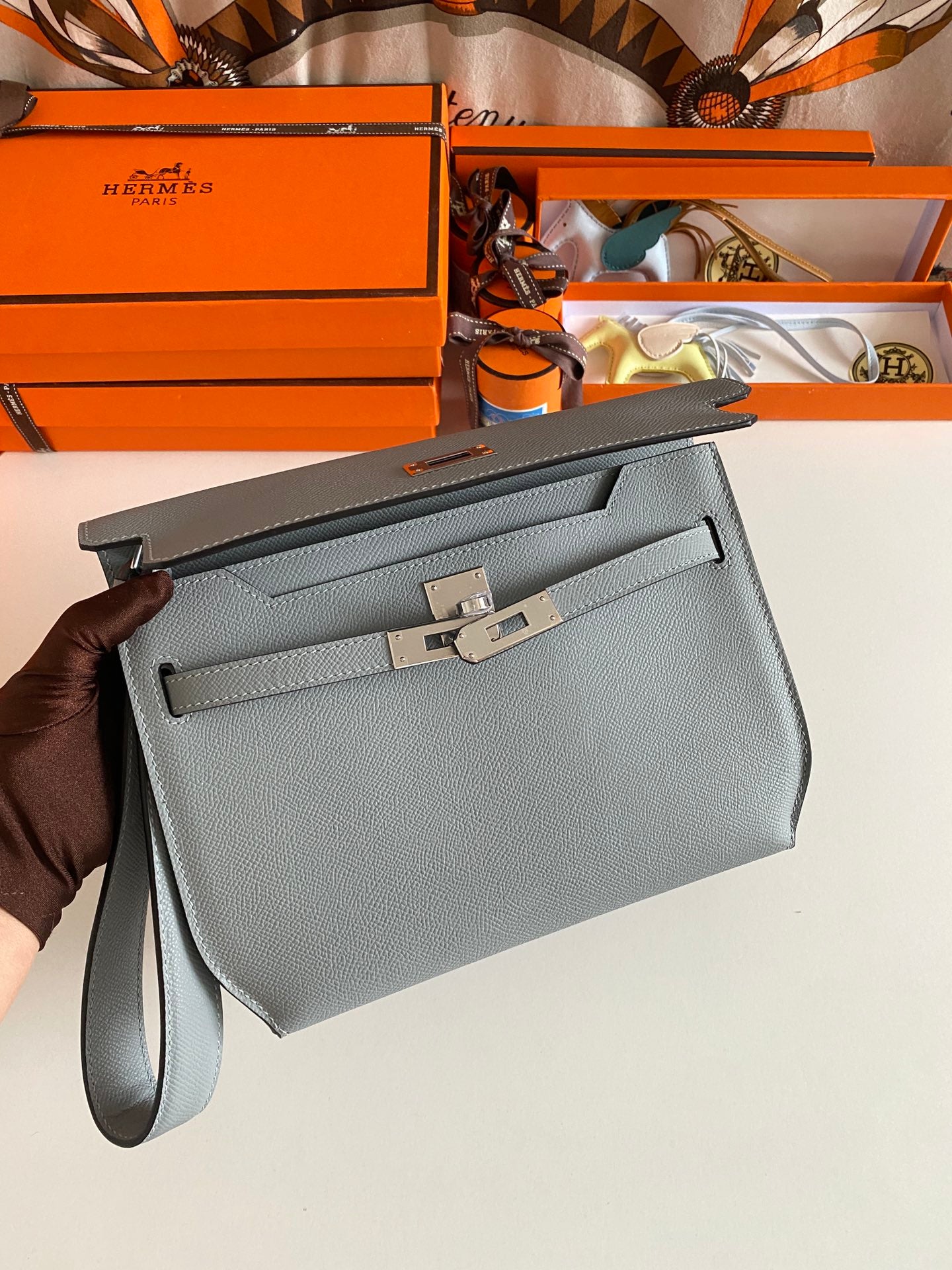 Kelly Depeches 25cm: Linen Blue