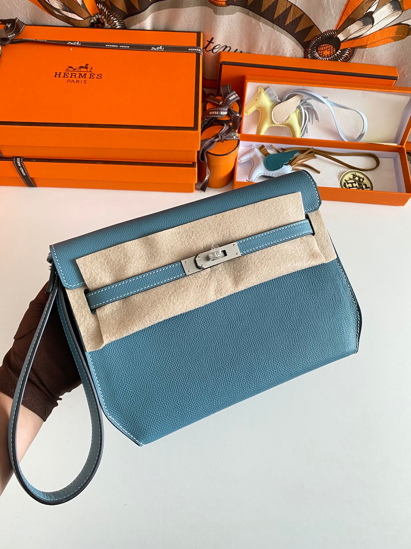Kelly Depeches 25cm: denim blue