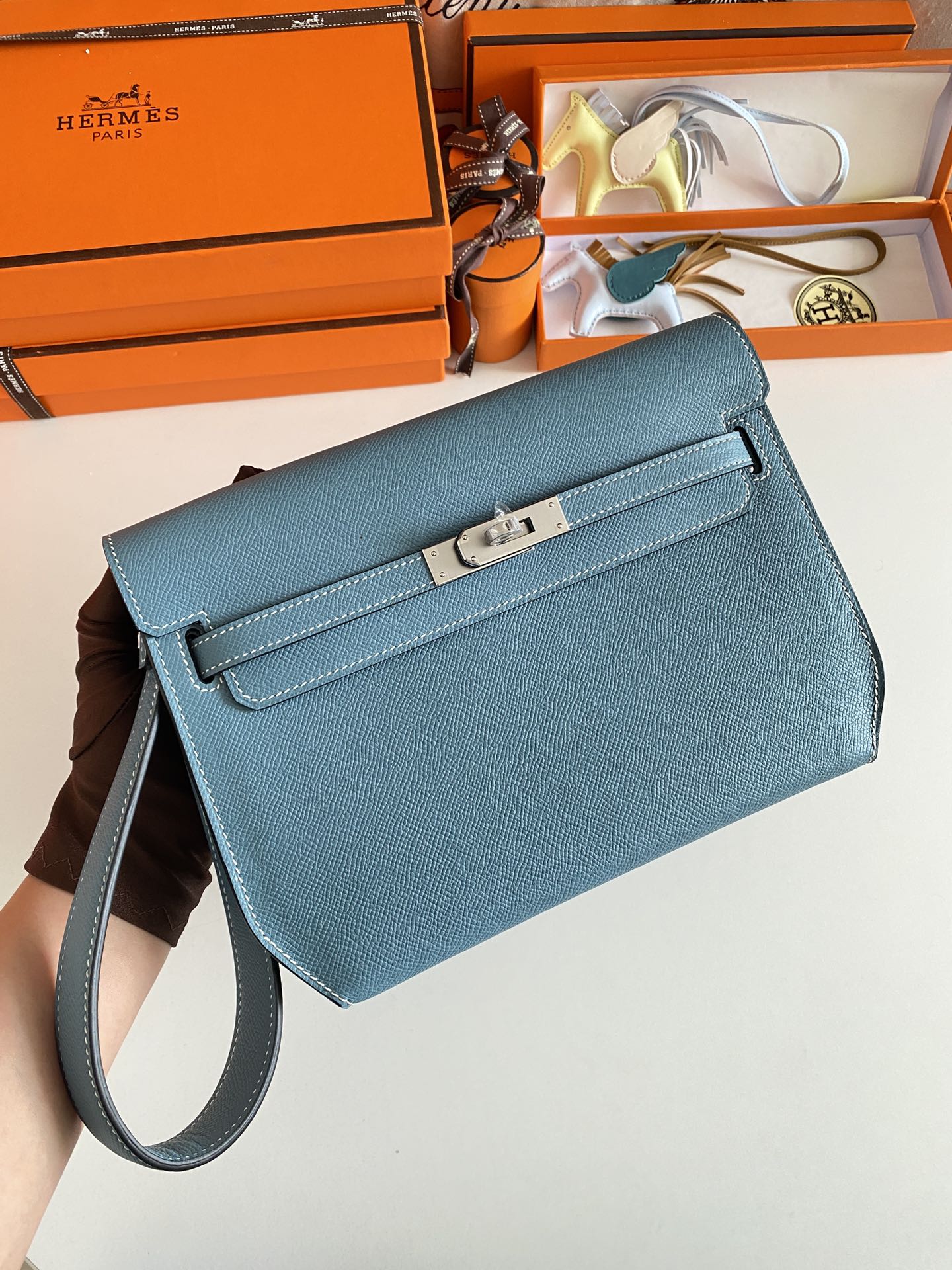 Kelly Depeches 25cm: denim blue