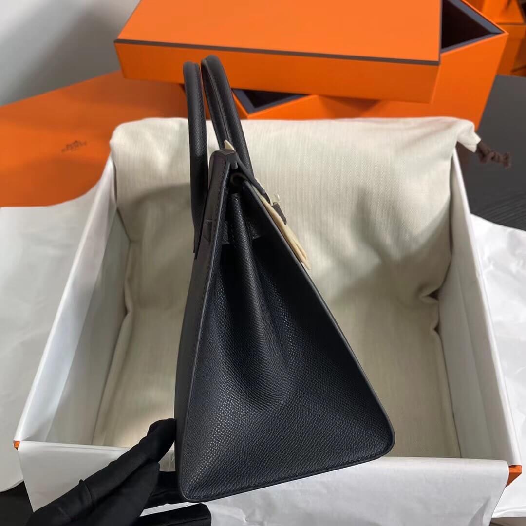 Birkin Sellier outseam epsom: black