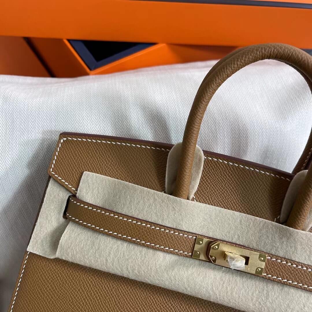 Birkin Sellier outseam epsom: golden brown