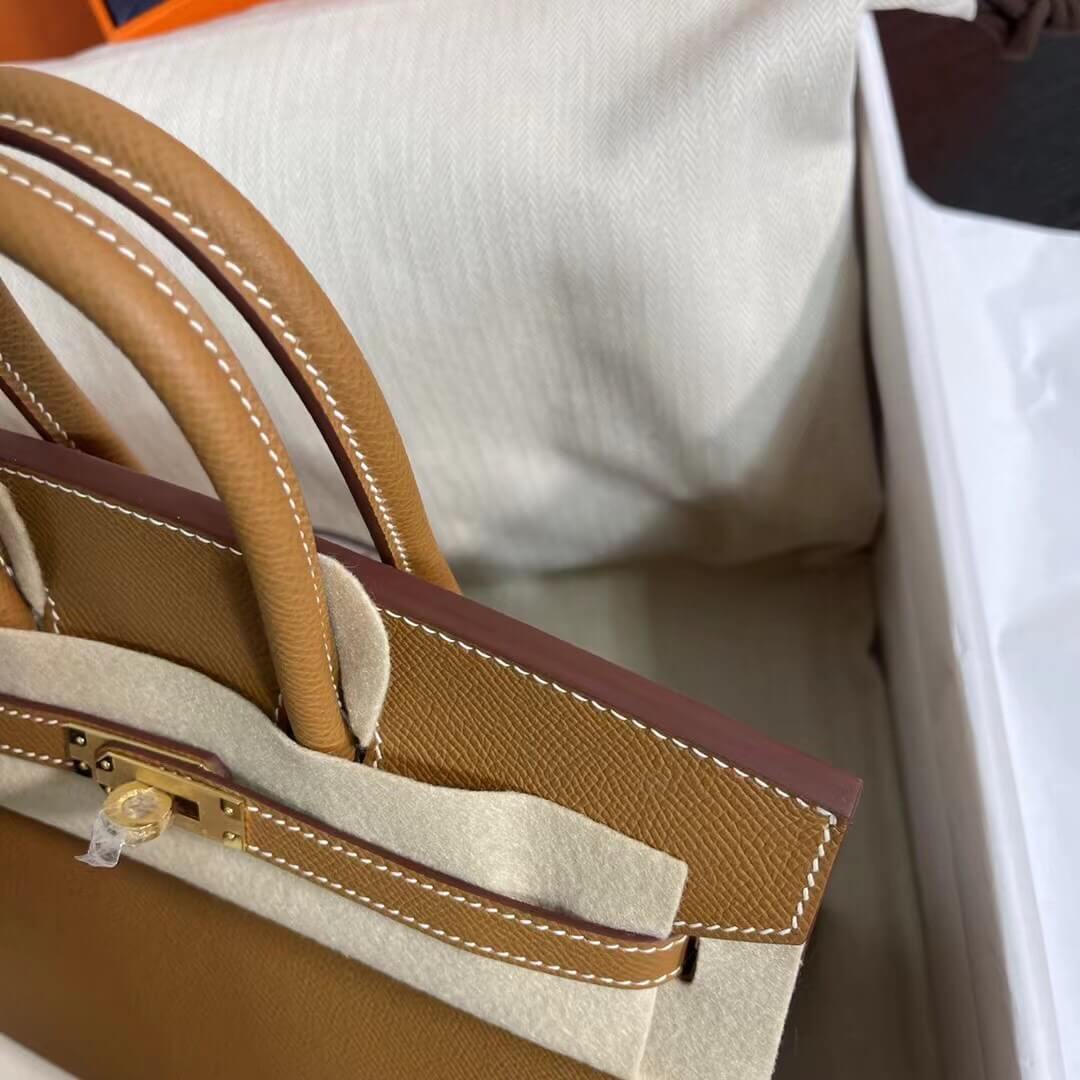 Birkin Sellier outseam epsom: golden brown