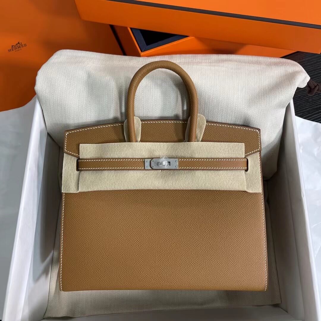 Birkin Sellier outseam epsom: golden brown