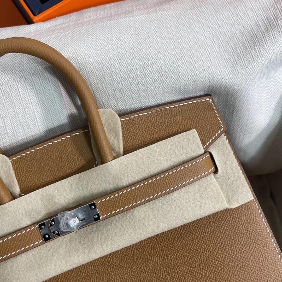 Birkin Sellier outseam epsom: golden brown