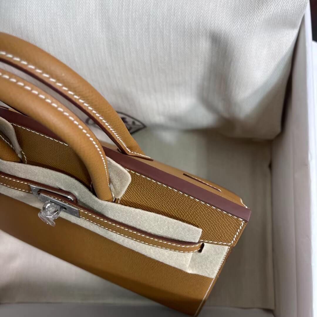 Birkin Sellier outseam epsom: golden brown