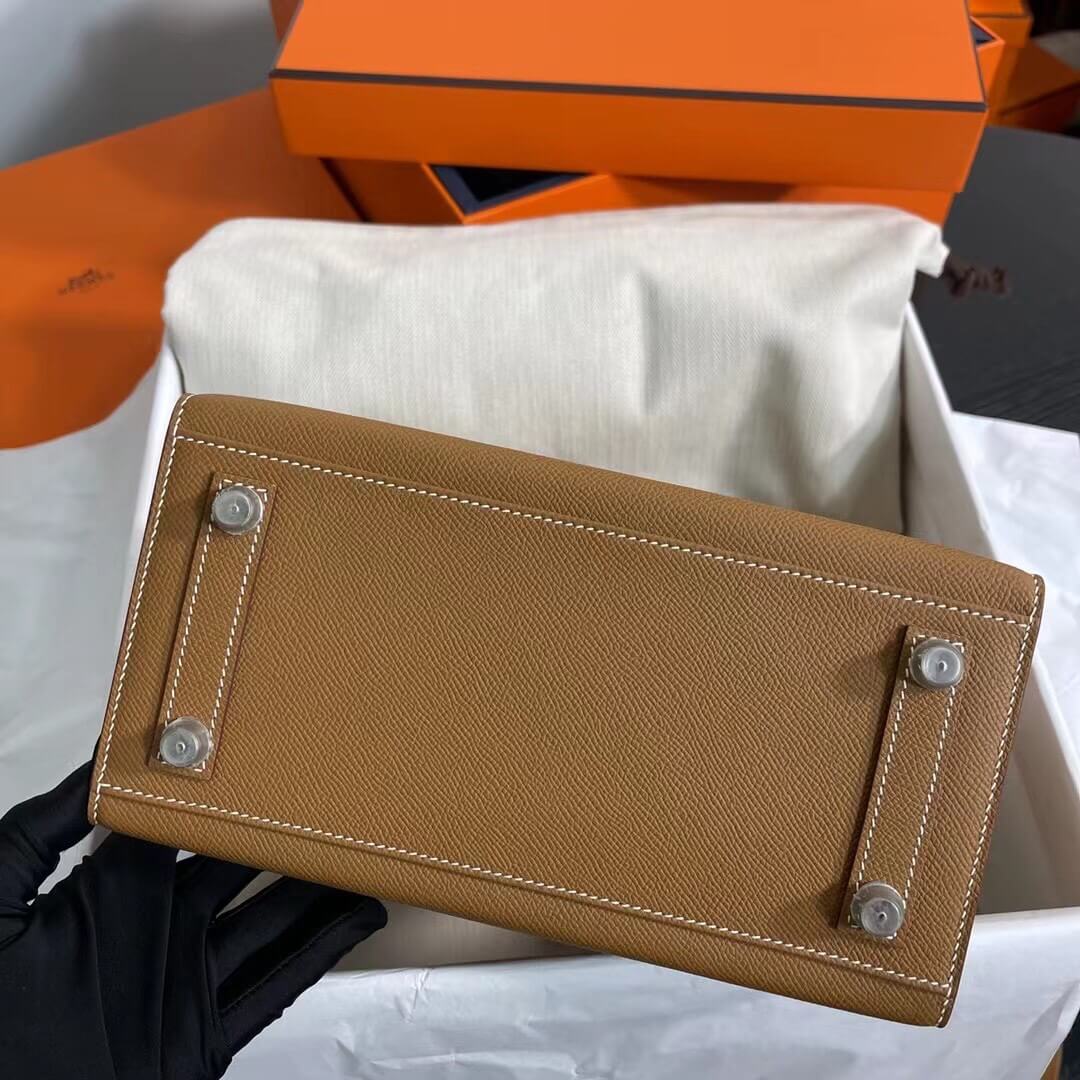 Birkin Sellier outseam epsom: golden brown