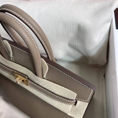 Birkin Sellier outseam epsom: elephant gray