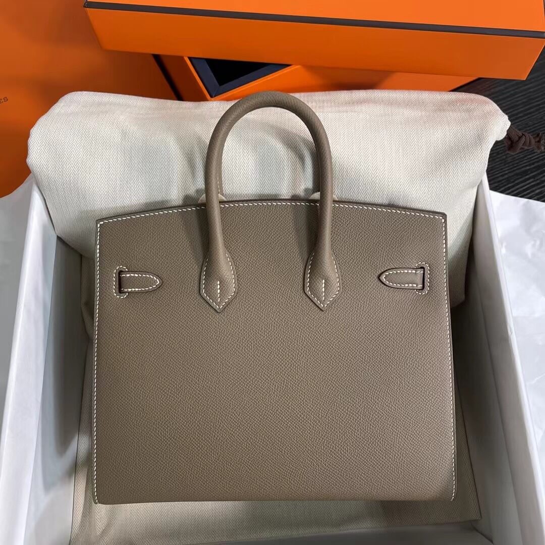 Birkin Sellier outseam epsom: elephant gray