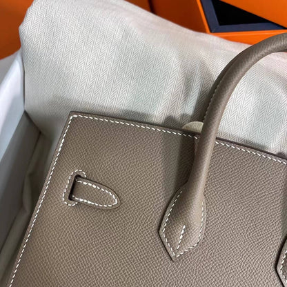 Birkin Sellier outseam epsom: elephant gray